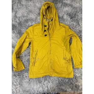 OMNIGOD Yellow Deck Parka Windbreaker Rain Coat Japan Very Rare Size 4 Large